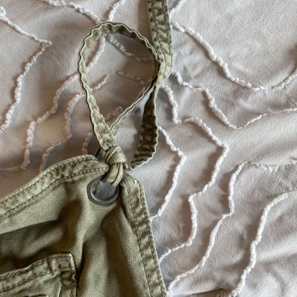 NWOT American Eagle Railroad Baggy Overall Shorts - Picture 4 of 7